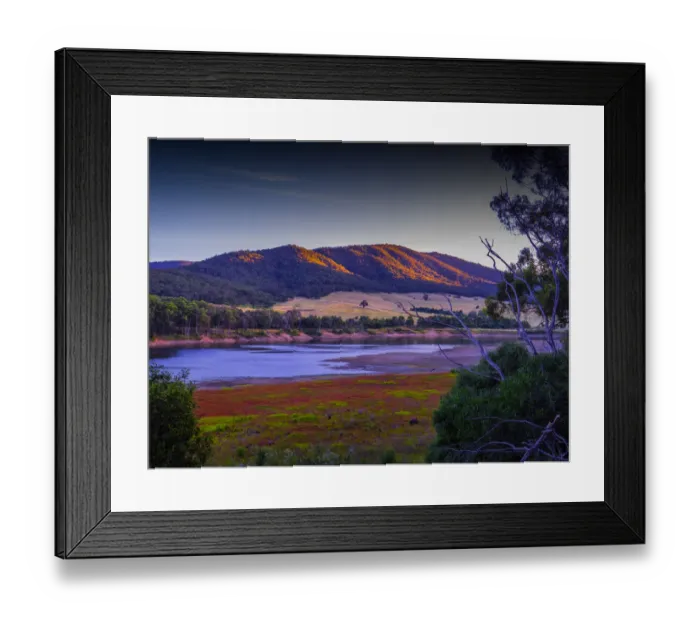 Framed Print : Dartmouth rural scene near the Mitta Mitta river, High Country, Victoria, Australia Framed Print : Dartmouth rural scene near the Mitta Mitta river, High Country, Victoria, Australia