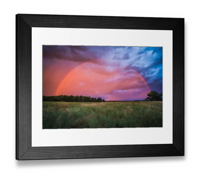 Framed Print : Double Rainbow Framed Print : Double Rainbow