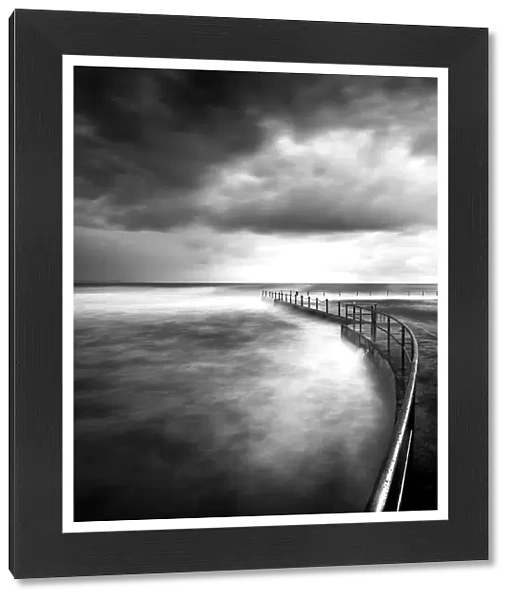 Black and White Collaroy Beach View
