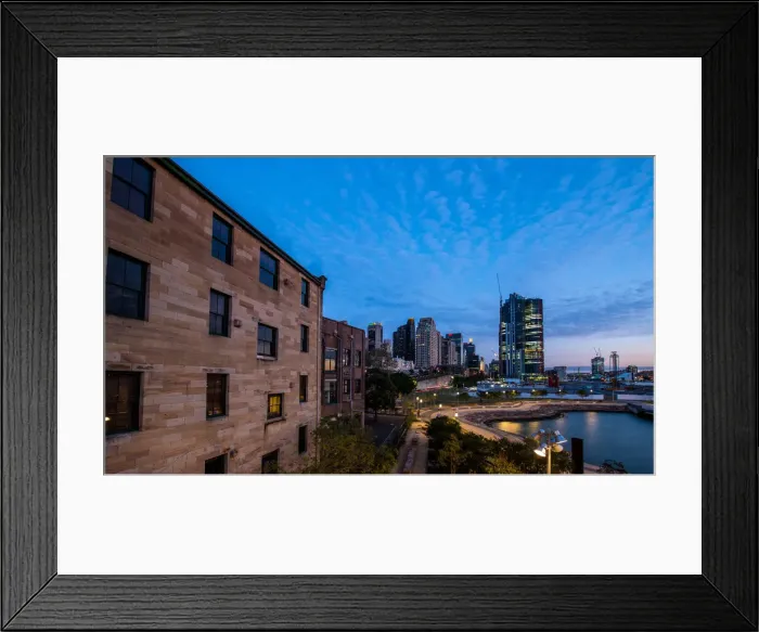 Framed Print : Barangaroo reserve