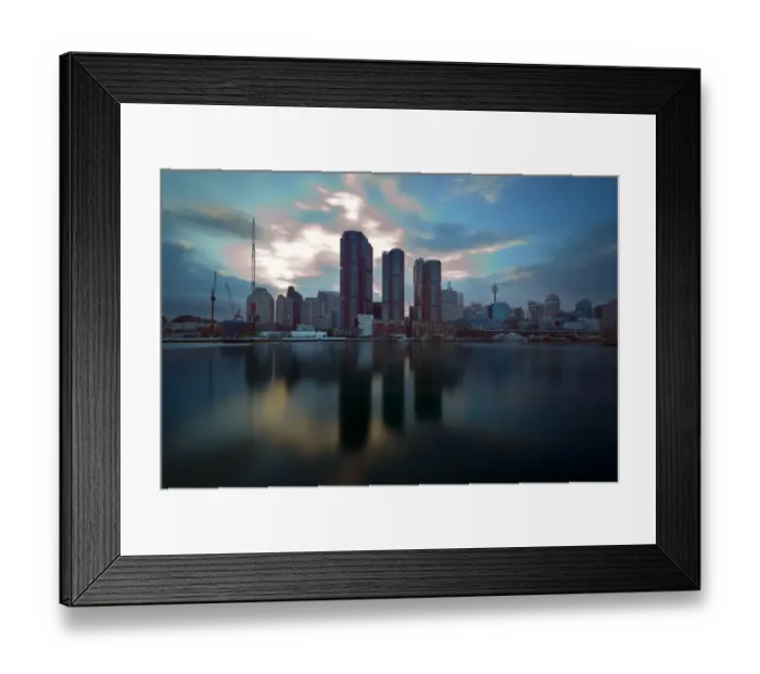 Framed Print : Barangaroo View from Darling Harbour Framed Print : Barangaroo View from Darling Harbour