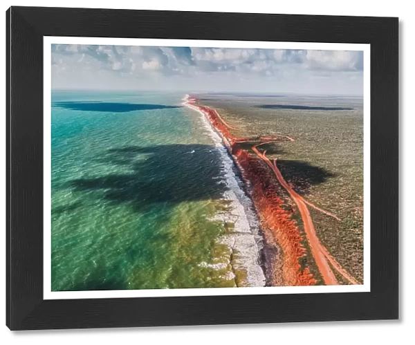 James Price Point coastline as seen from above, Western Australia