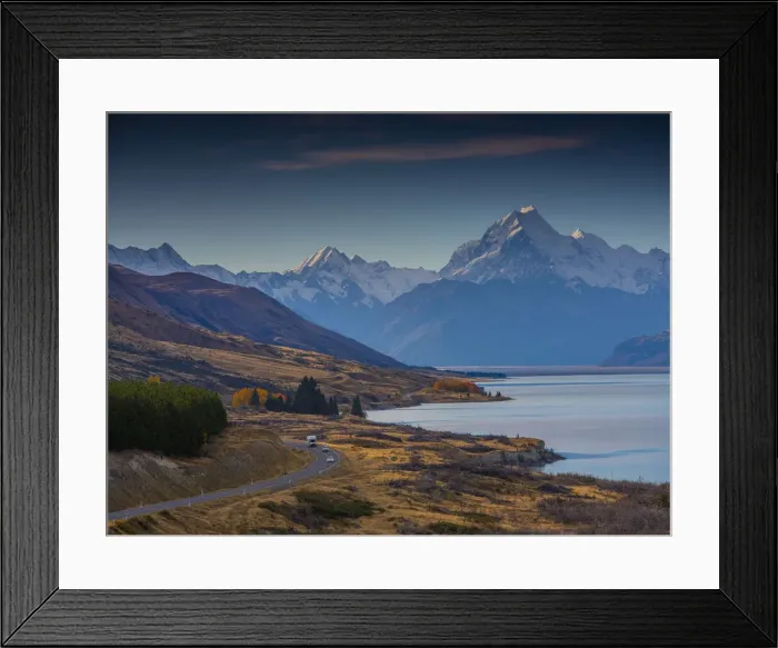 Framed Print : Lake Pukaki, South Island, New Zealand Framed Print : Lake Pukaki, South Island, New Zealand