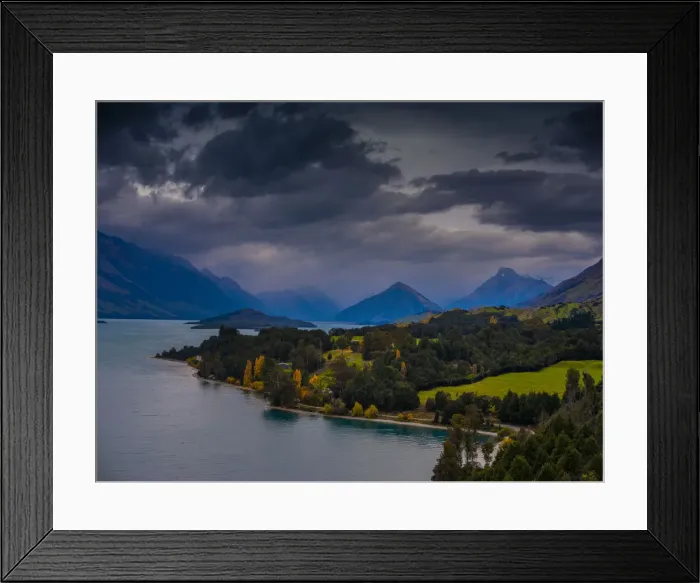 Framed Print : Lake Wakatipu and view towards Glenorchy, South Island, New Zealand Framed Print : Lake Wakatipu and view towards Glenorchy, South Island, New Zealand
