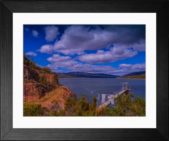 Framed Print : View to Lake Bellfield, Halls Gap, Grampians, Victoria Framed Print : View to Lake Bellfield, Halls Gap, Grampians, Victoria