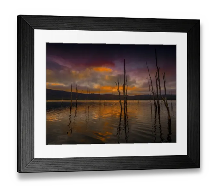 Framed Print : Lake Bellfield dawn, Grampians, Western Victoria, Australia Framed Print : Lake Bellfield dawn, Grampians, Western Victoria, Australia