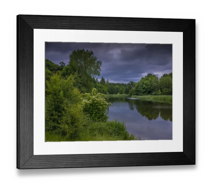 Framed Print : A scenic viewpoint near Sudbury, Shropshire, England, United Kingdom
