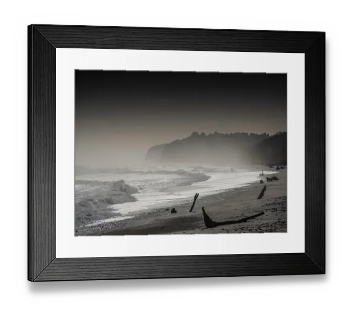 Framed Print : Wild coastline at Paringa, west coastline of the South Island, New Zealand