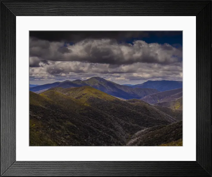Framed Print : Mountain Summer viewpoint near the summit of Mount Hotham, High Country, Victoria Framed Print : Mountain Summer viewpoint near the summit of Mount Hotham, High Country, Victoria