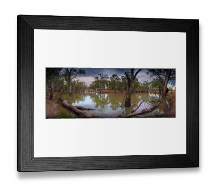 Framed Print : Burkes Creek, Billabong, Western Victoria, Australia Framed Print : Burkes Creek, Billabong, Western Victoria, Australia
