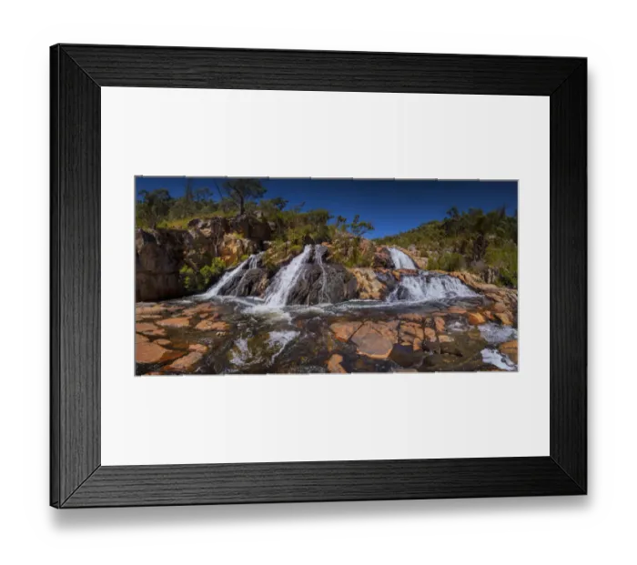 Framed Print : Fish Falls Mckenzie river, Grampians, Western Victoria, Australia Framed Print : Fish Falls Mckenzie river, Grampians, Western Victoria, Australia