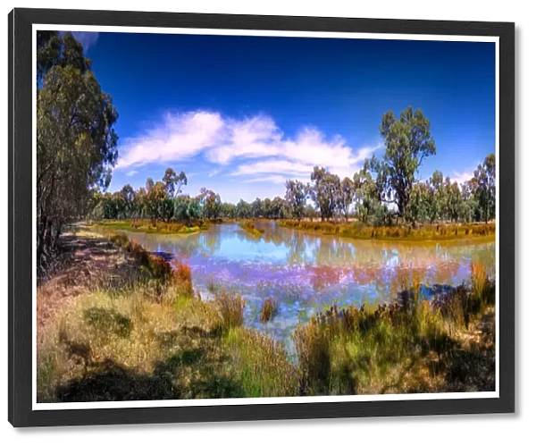 Beulah wetlands, Wimmera district of Victoria, Australia