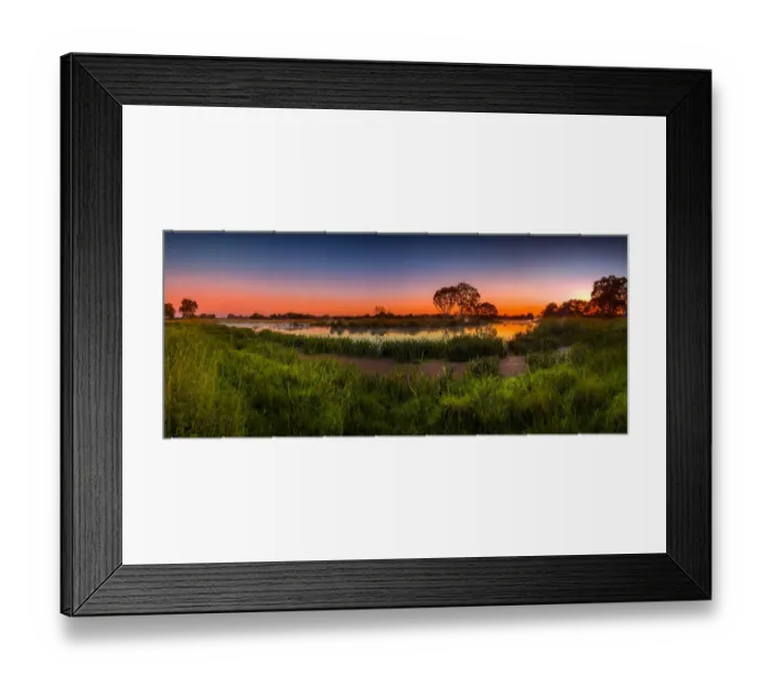Framed Print : A beautiful dawn, heralding a summers day at Braeside Park Framed Print : A beautiful dawn, heralding a summers day at Braeside Park