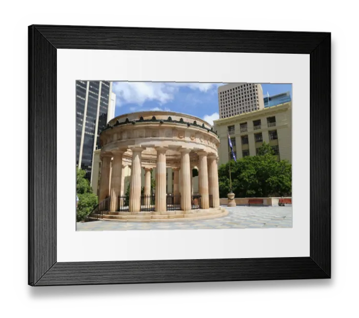 Framed Print : Shrine of Remembrance, ANZAC Square, Brisbane, Australia