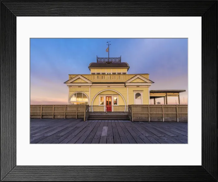 Framed Print : St Kilda pier, Melbourne, Australia