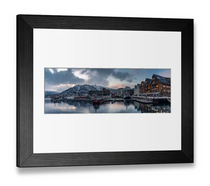 Framed Print : Tromso Waterfront Framed Print : Tromso Waterfront