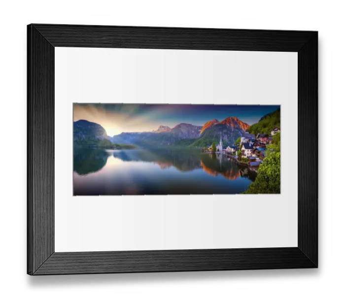 Framed Print : Beautiful alpine scenery around Hallstatt, Austria Framed Print : Beautiful alpine scenery around Hallstatt, Austria