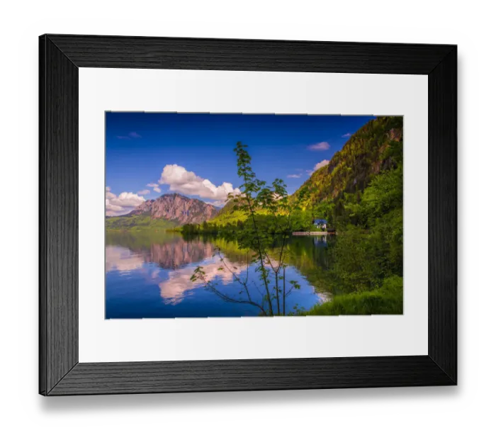Framed Print : The scenic area of Altersee, Austria Framed Print : The scenic area of Altersee, Austria