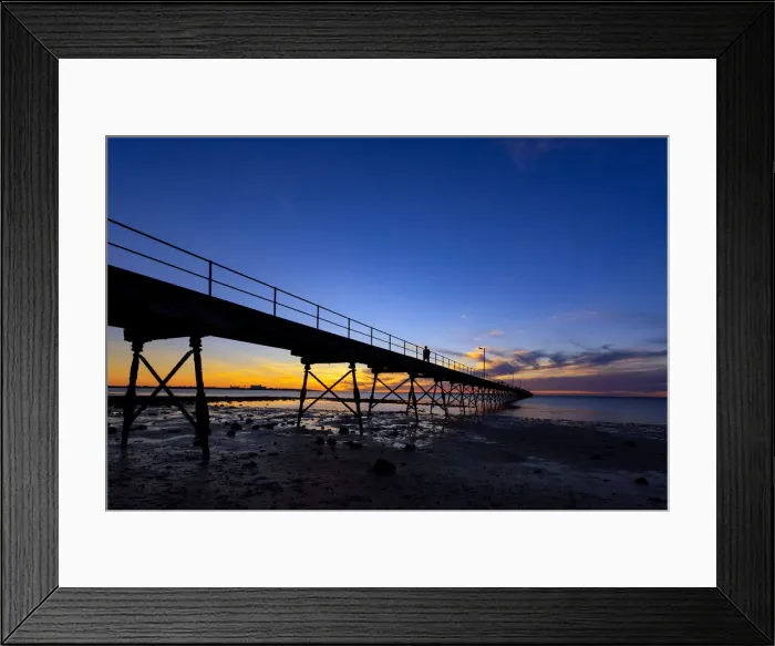 Framed Print : Ceduna Jetty Sunset, Ceduna - South Australia Framed Print : Ceduna Jetty Sunset, Ceduna - South Australia