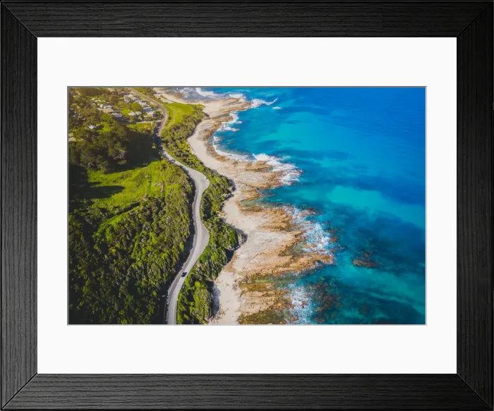 Framed Print : Beautiful Coastal Road Framed Print : Beautiful Coastal Road