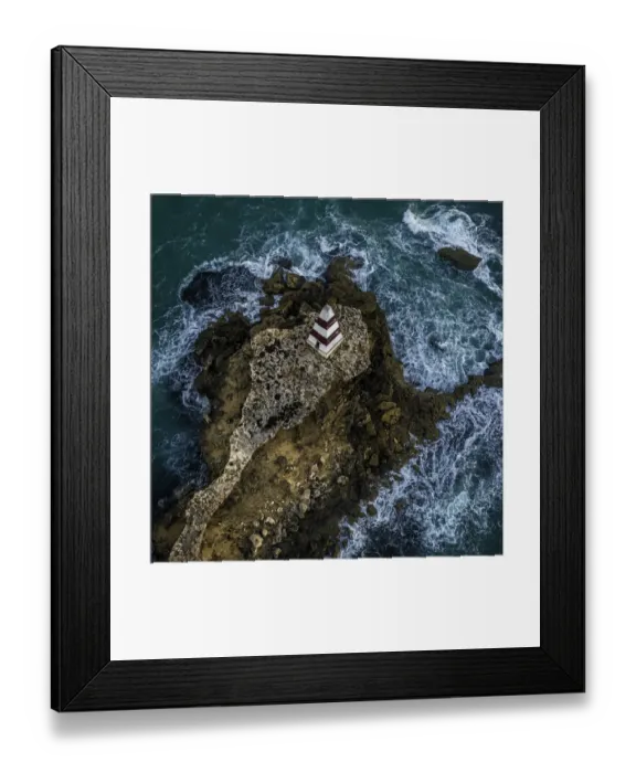 Framed Print : Aerial view of the Robe Obelisk