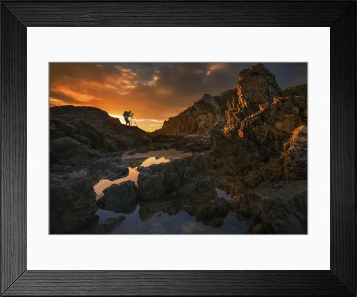 Framed Print : Last light - the explorer