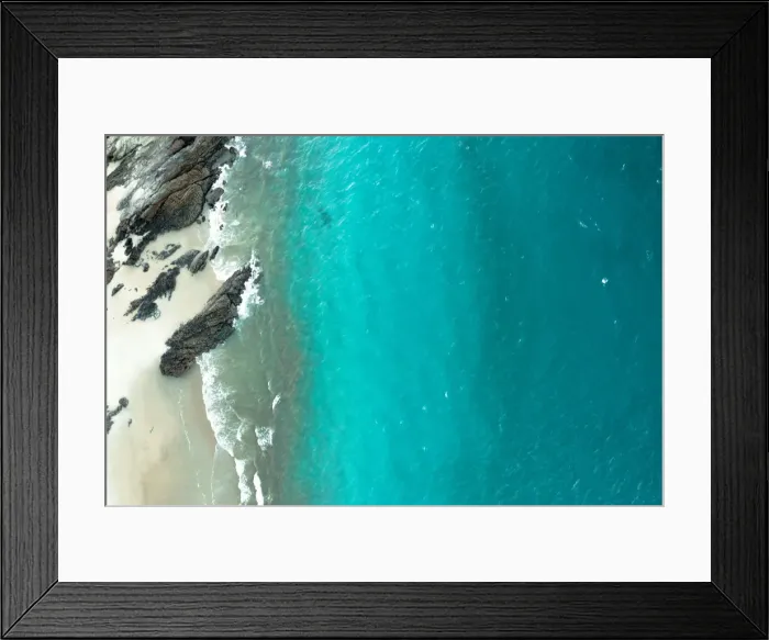 Framed Print : Ocean tranquility Framed Print : Ocean tranquility
