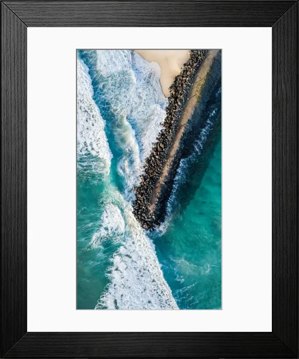 Framed Print : Tallebudgera Creek Aerials Framed Print : Tallebudgera Creek Aerials