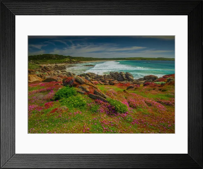 Framed Print : Northern coastline of King Island at Disappointment bay Framed Print : Northern coastline of King Island at Disappointment bay