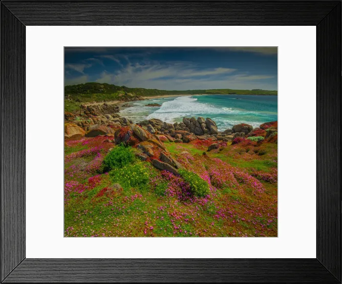 Framed Print : Northern coastline of King Island at Disappointment bay Framed Print : Northern coastline of King Island at Disappointment bay
