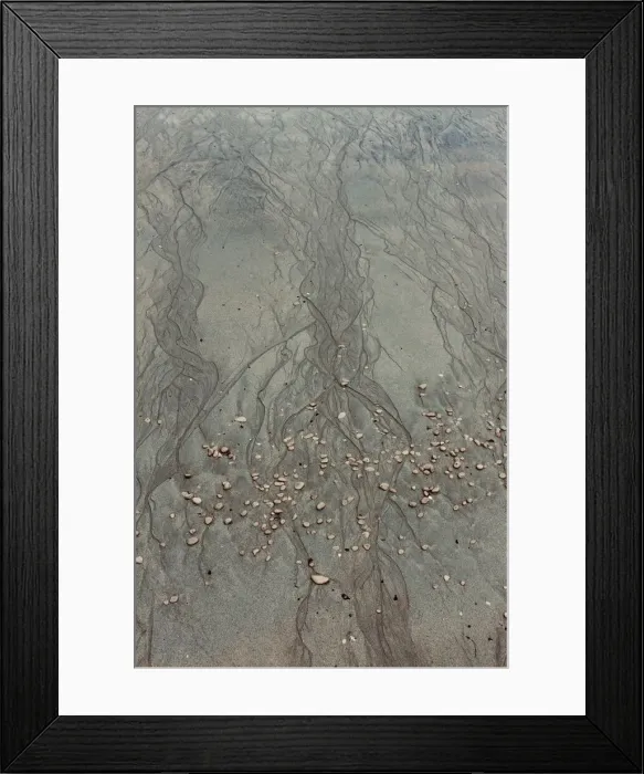 Framed Print : Beach Ripples Framed Print : Beach Ripples