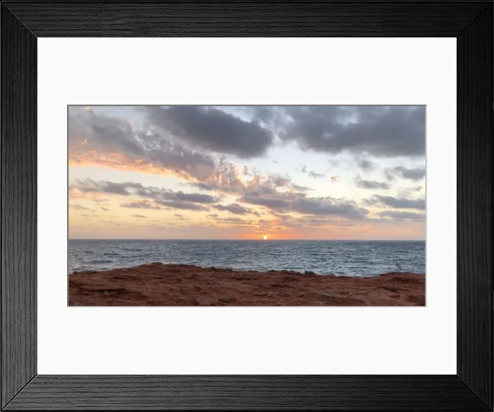 Framed Print : Point Sunset