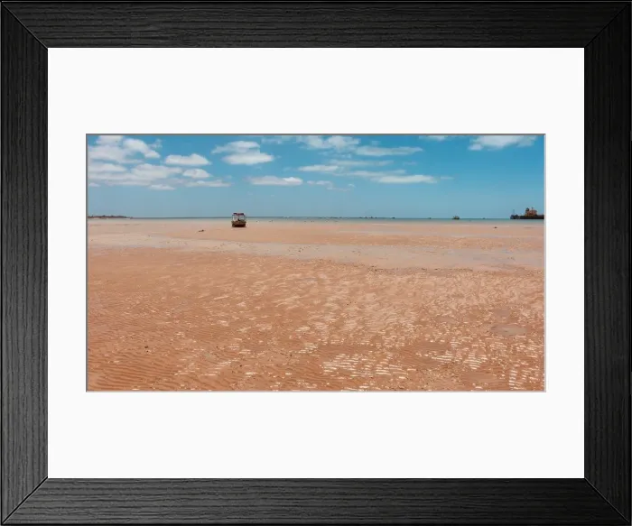 Framed Print : Roebuck Bay Boats