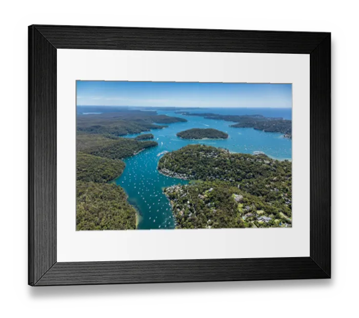 Framed Print : Church Point, NSW