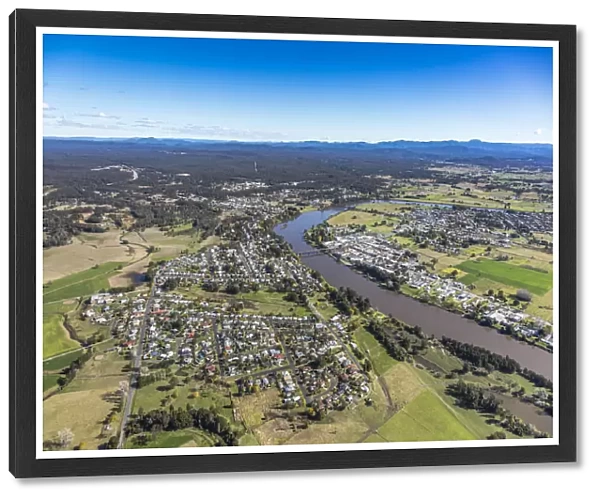 Kempsey. Aerial view of Kempsey, NSW, Australia