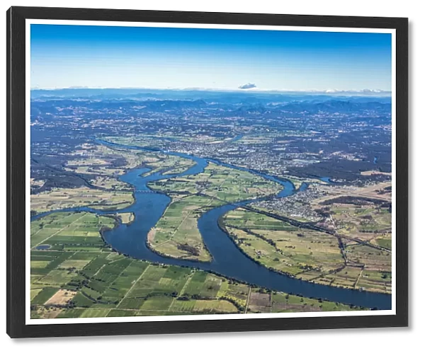 Taree. Aerial view of Taree, NSW, Australia