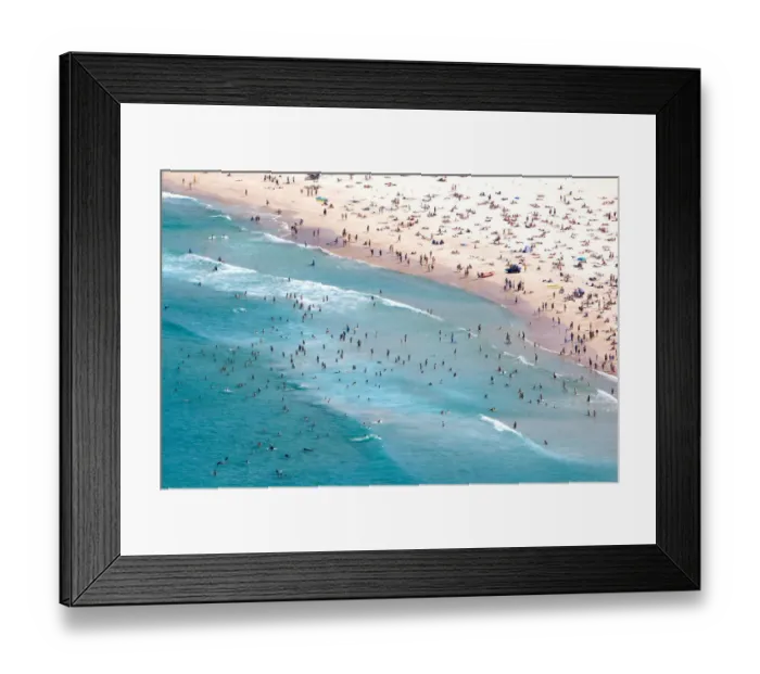 Framed Print : Bondi Beach aerial view Framed Print : Bondi Beach aerial view