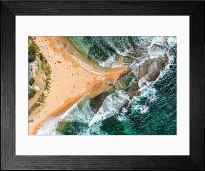Framed Print : Mona Vale Rock Pool Framed Print : Mona Vale Rock Pool