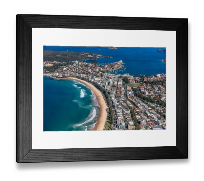 Framed Print : Manly aerial view Framed Print : Manly aerial view