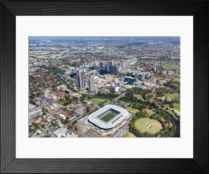 Framed Print : Parramatta aerial view
