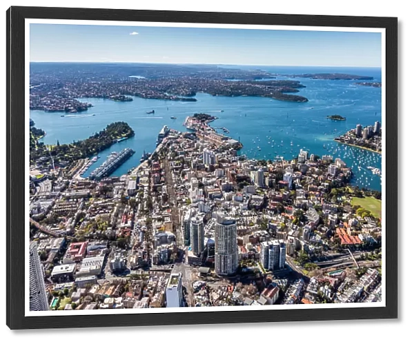 Potts Point aerial view