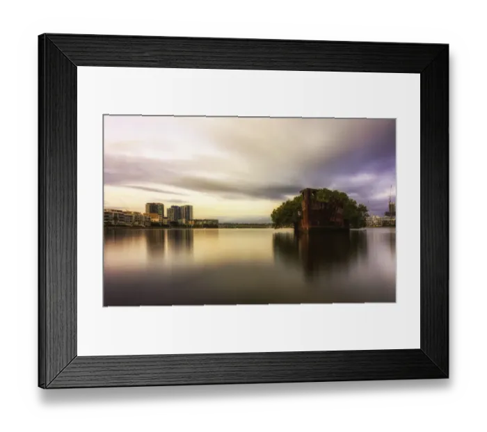 Framed Print : The wreck of the SS Ayrfield in Homebush Bay, Sydney Australia Framed Print : The wreck of the SS Ayrfield in Homebush Bay, Sydney Australia