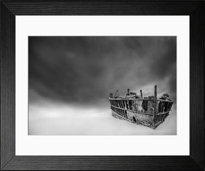 Framed Print : Maheno shipwreck