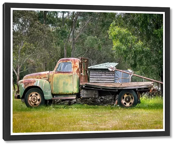 Rustic Old Farm Vehicles