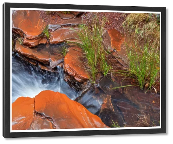 A river running through a gorge in Karijini National Park Western Australia