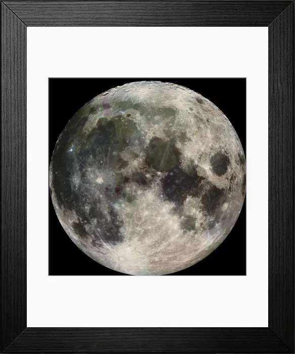 Framed Print : Earth Moon Framed Print : Earth Moon