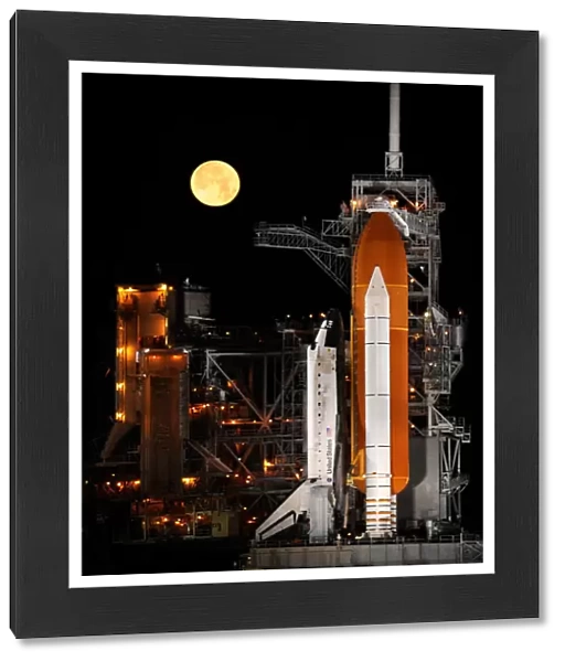 STS-119 Discovery at Launchpad 39A