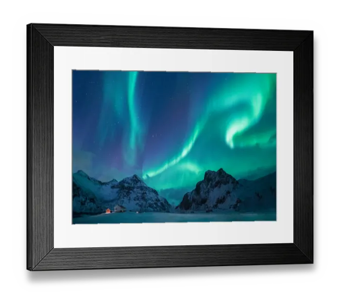 Framed Print : Aurora Display Framed Print : Aurora Display