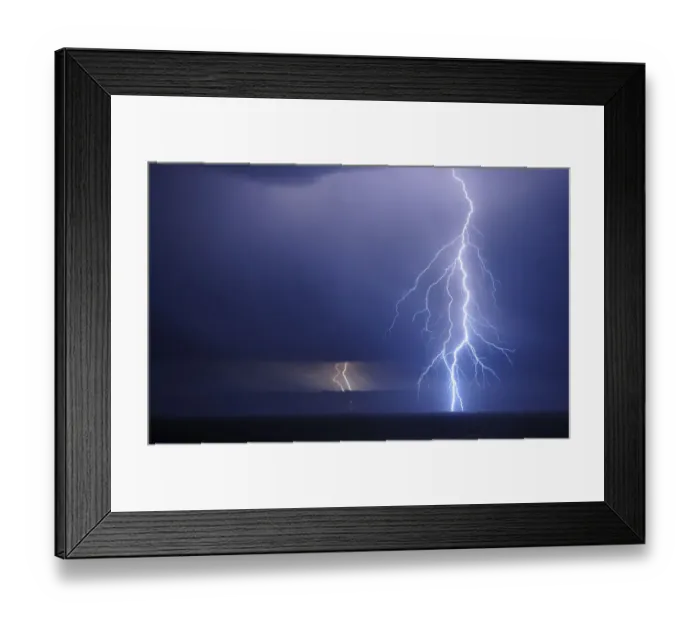 Framed Print : Lightning over Southern Ocean Framed Print : Lightning over Southern Ocean