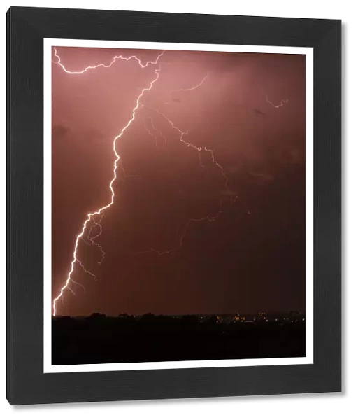 Lightning striking Sydney